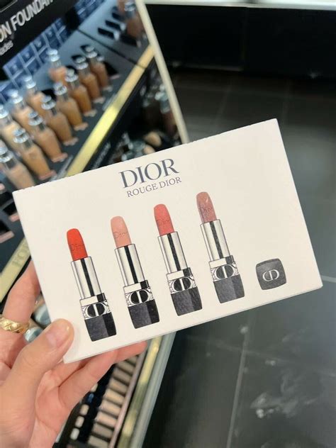 dior mini lipstick set price|christian Dior lipstick set.